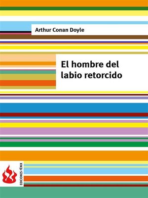 cover image of El hombre del labio retorcido (low cost). Edición limitada